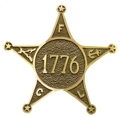 War of 1776 Bronze Grave Marker