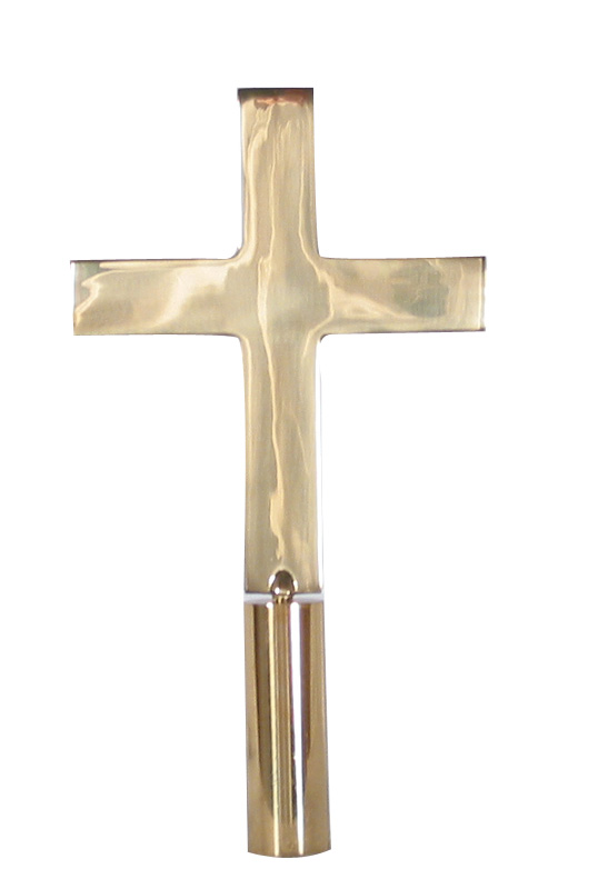 brass church cross