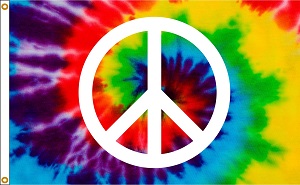 peace sign flag