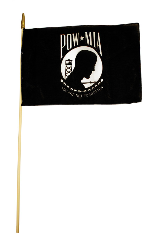 POW MIA stick flag