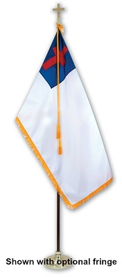 indoor christian flag set