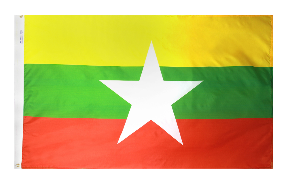 Myanmar (Burma) flag