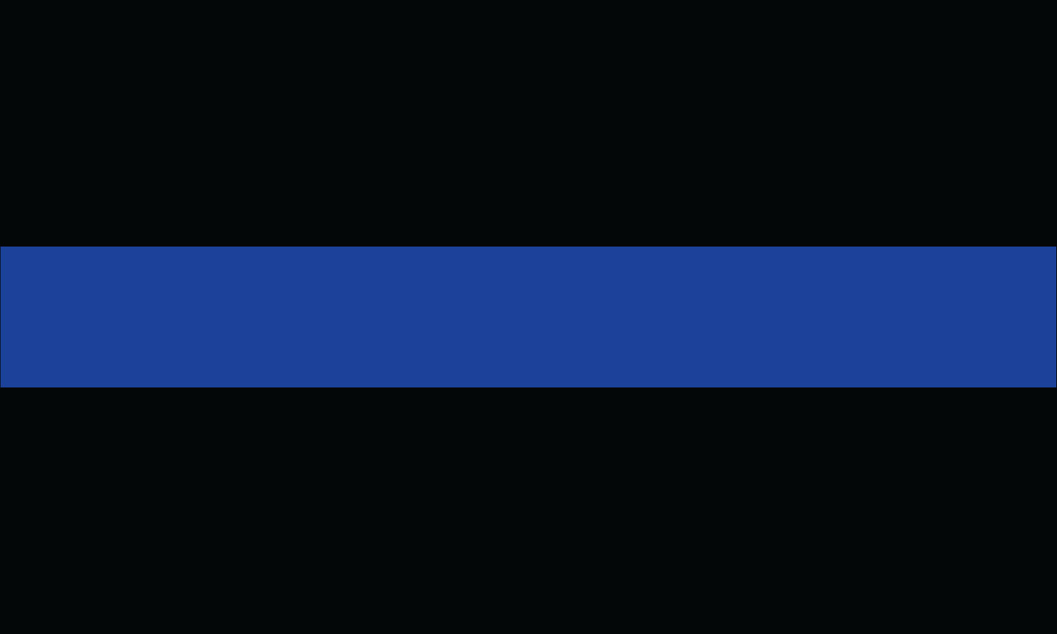 Thin Blue Line Flag