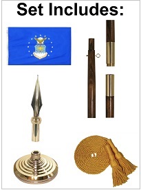 Indoor Nylon Air Force Flag Sets