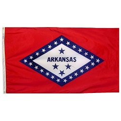 5' X 8' Nylon Arkansas State Flag