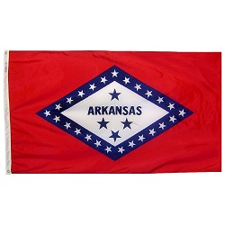 3' X 5' Polyester Arkansas State Flag