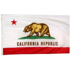 5' X 8' Polyester California State Flag