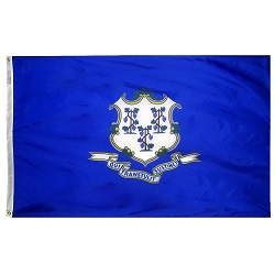 12" X 18" Nylon Connecticut State Flag