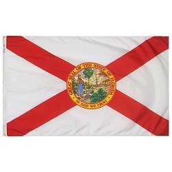 2' X 3' Nylon Florida State Flag