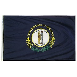 3' X 5' Nylon Kentucky State Flag