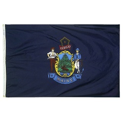 5' X 8' Polyester Maine State Flag