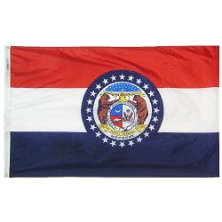 2' X 3' Nylon Missouri State Flag