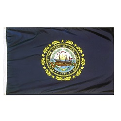2' X 3' Nylon New Hampshire State Flag