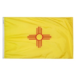 12" X 18" Nylon New Mexico State Flag