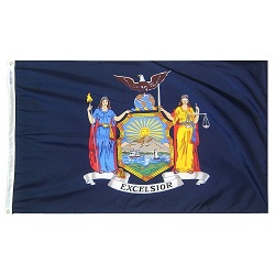 2' X 3' Nylon New York State Flag