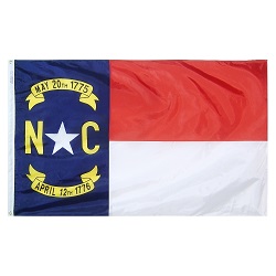 3' X 5' Polyester North Carolina State Flag