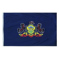 3' X 5' Polyester Pennsylvania State Flag