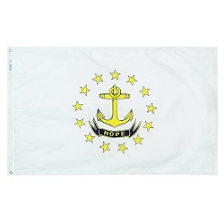 4' X 6' Polyester Rhode Island State Flag
