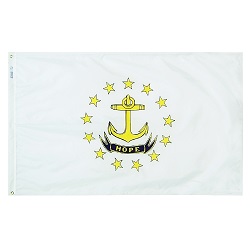 4' X 6' Polyester Rhode Island State Flag