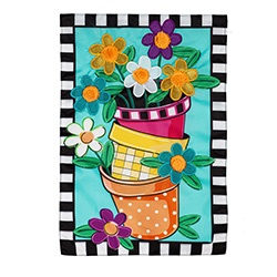18"x12" Stacked Spring Flowers