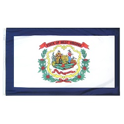 6' X 10' Nylon West Virginia State Flag