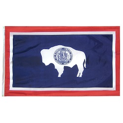 4' X 6' Polyester Wyoming State Flag