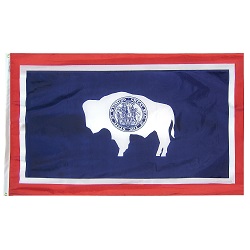 2' X 3' Nylon Wyoming State Flag