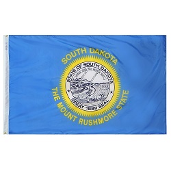 5' X 8' Nylon South Dakota State Flag