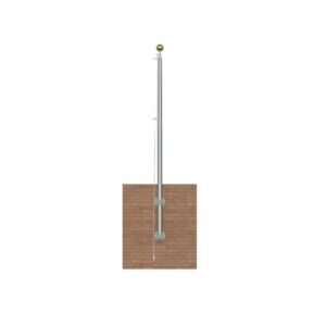 12' Vertical Mount Estate Flagpole